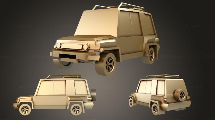 Vehicles (Toyota FJ Cruiser, CARS_3729) 3D models for cnc